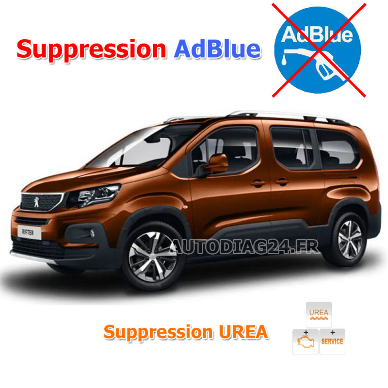 Suppression système AdBlue Urea Peugeot Rifter