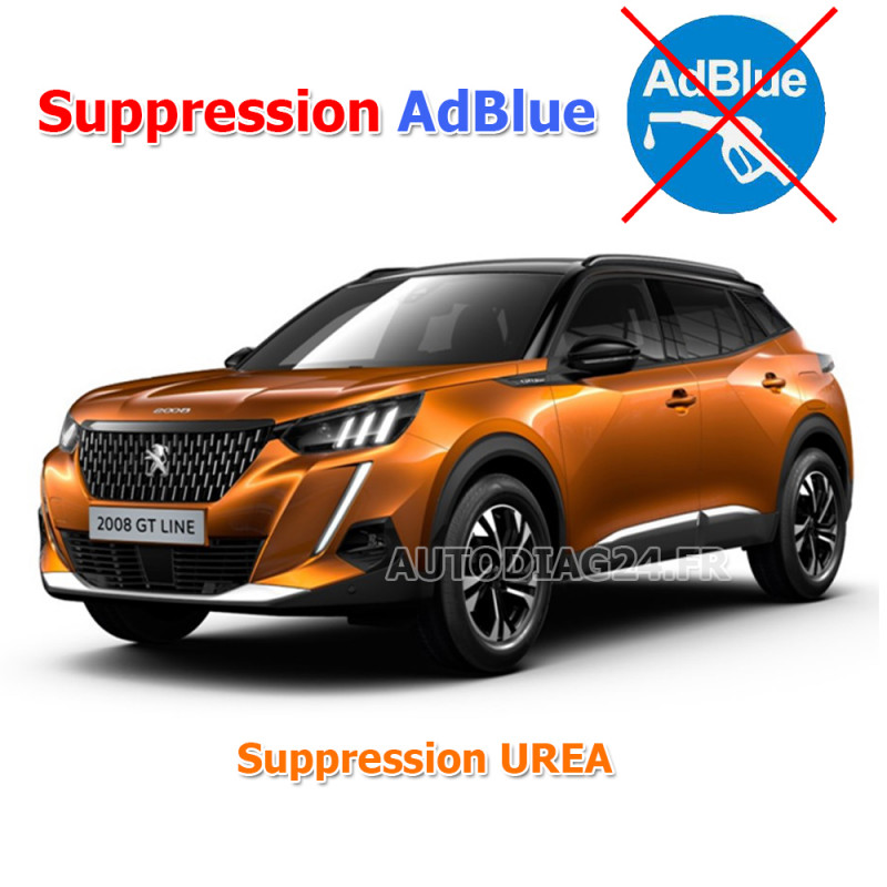 Suppression système AdBlue Urea Peugeot 2008