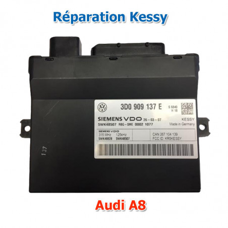 Service de Réparation 3D0 909 137 F 3D0909137F  5WK48827 Kessy Module Audi A8
