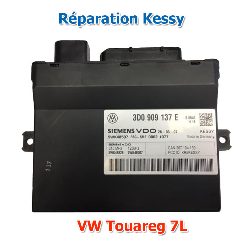 Service de Réparation 3D0 909 137 F 3D0909137F  5WK48827 Kessy Module VW Touareg 7L