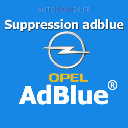 Suppression AdBlue Opel Insignia B 2.0 CDTi de 2018 jusqu'à 2023