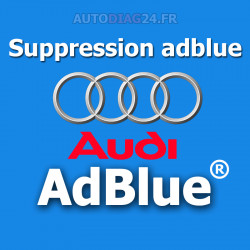 Suppression Systeme AdBlue Audi A4 B9 8W - service adblue off
