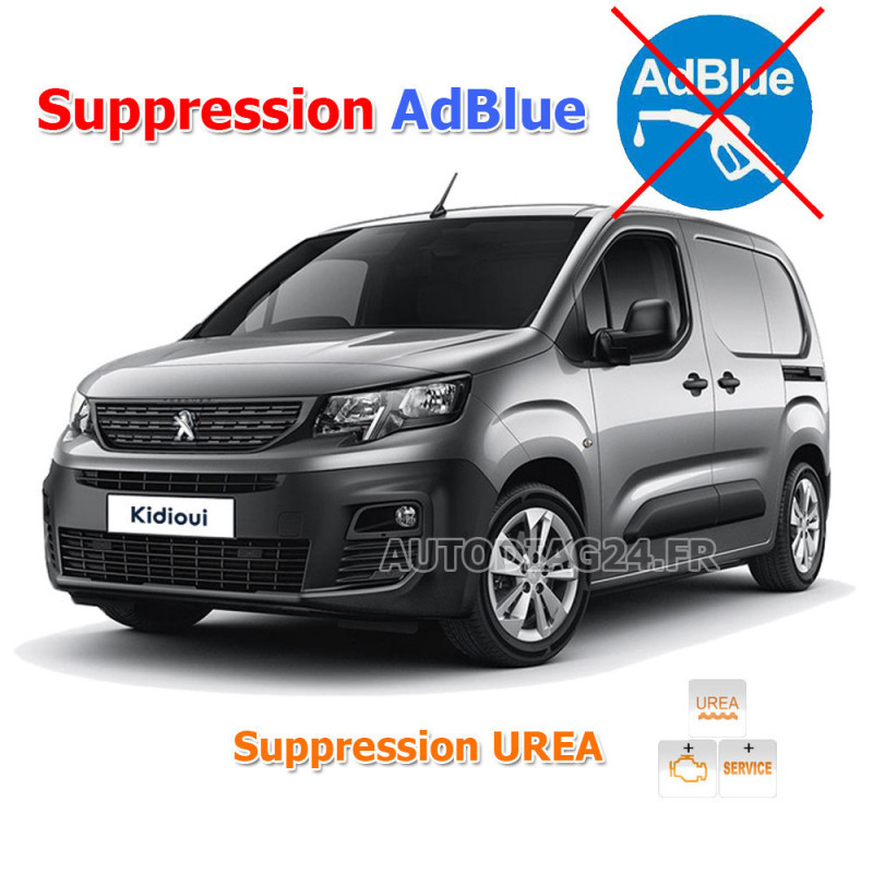 Suppression système AdBlue Urea Citroën Berlingo - 2014 a 2017