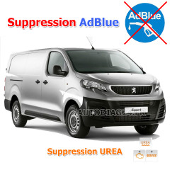 Suppression système AdBlue Urea NOx Citroen Jumpy 2018 jusqua 2023