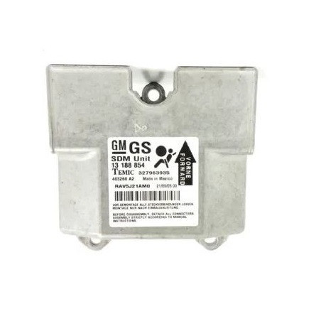 Réparation Calculateur D'Airbag Opel 13 188 854 (327963935) Réinitialisation Air Bag ECU Reset Crash 13188854