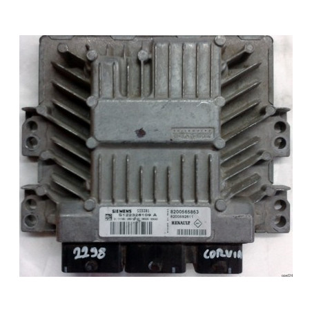 CALCULATEUR MOTEUR RENAULT MEGANE 1.5 DCI SIEMENS SID301 S122326109A, S122326109 A, 122326109, 8200565863, 8200592611