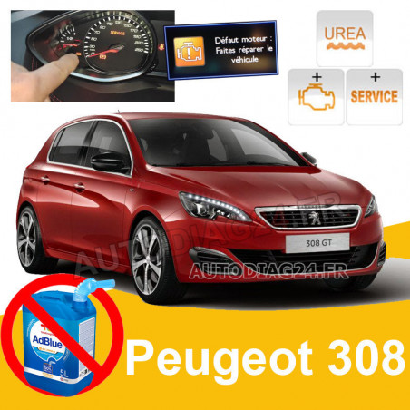 suppression adblue peugeot 308