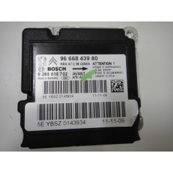 Réparation Calculateur D'airbag Peugeot 207 Bosch 0 285 010 702, 0285010702, 96 668 439 80, 9666843980 - Crashdata