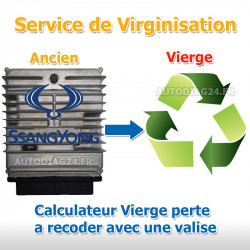 Suppression Anti-démarrage Ssangyong XLV immo off Delphi DCM3.1 DCM3.2, DCM3.7, DCM6.2AP