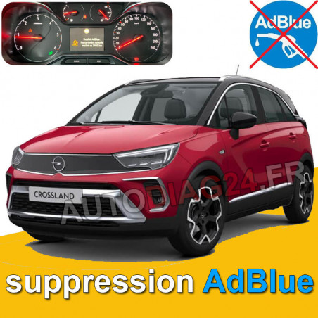 Suppression AdBlue Opel Crossland X 1.5 CDTi de 2018 jusqu'à 2023