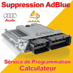 Suppression AdBlue NOx AUDI Bosch EDC17CP20 démarrage impossible 0km