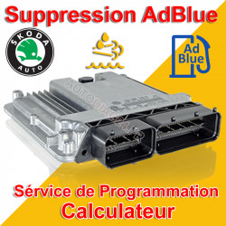 Suppression système AdBlue NOx Skoda Bosch EDC17CP20 démarrage impossible