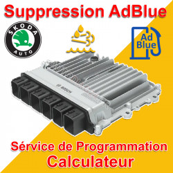 Suppression système AdBlue NOx Skoda Bosch MD1CP004 démarrage impossible