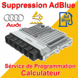 Suppression AdBlue NOx AUDI Bosch MD1CP014 démarrage impossible 0km