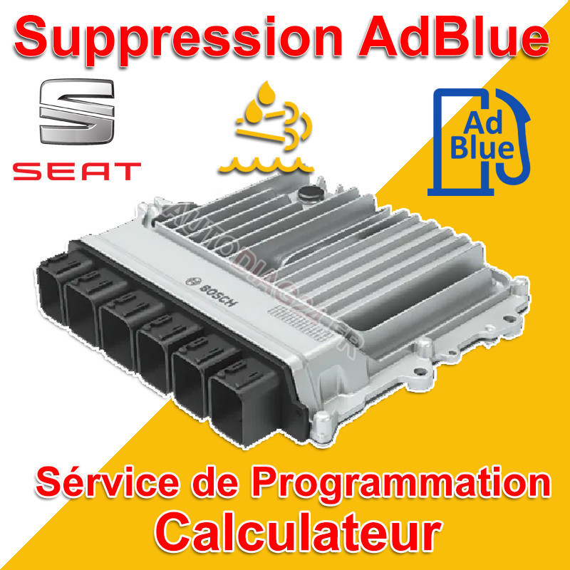 Suppression système AdBlue NOx Seat Bosch MD1CS004 démarrage impossible