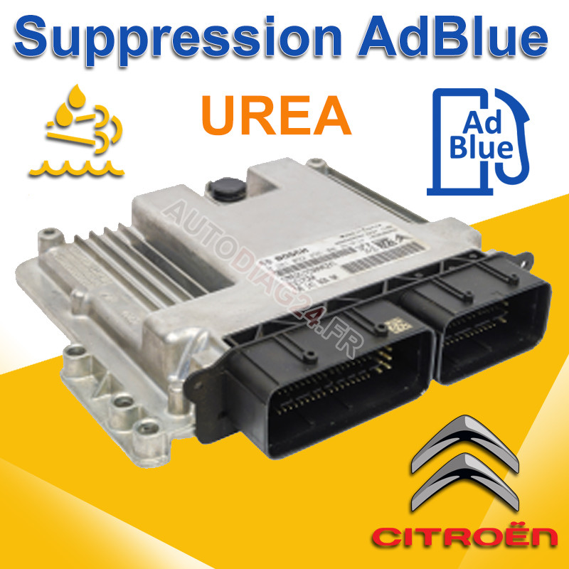Suppression système AdBlue Urea Citroën Bosch MD1CS003 démarrage impossible 0km
