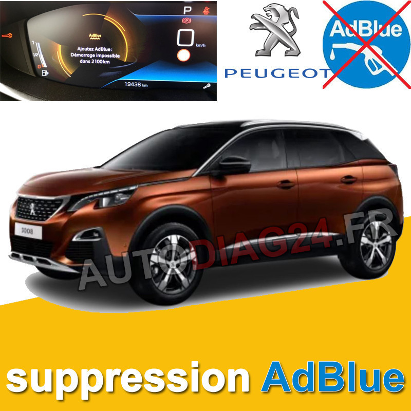 Suppression système AdBlue NOx DACIA Bosch MD1CS006 démarrage impossible 0km