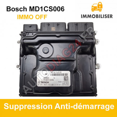 Suppression anti-démarrage immo off Bosch MD1CS006 Renault