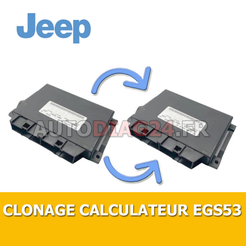 Clonage Calculateur Transmission TCU TCM pour Jeep Siemens EGS53- service de programmation (Transfert de données)