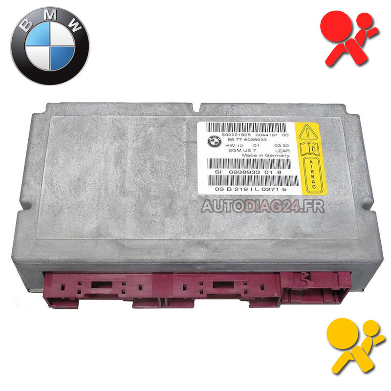 Réparation module Airbag SGM SIM BMW E60 E61 Série 5 65.77-6975682 défaut 93F9 0093F9