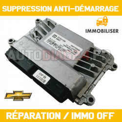Réparation Anti-Démarrage Chevrolet Spark Calculateur CONTINENTAL D52 IMMO Off