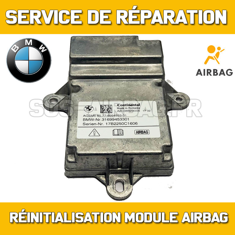 Réparation Calculateur Airbag BMW CONTINENTAL ACSM5 65.77-9474762-01 31947476201