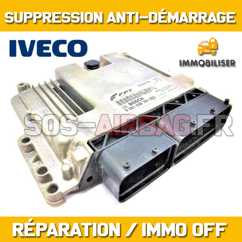 Réparation anti-demarrage immo off Iveco Daily calculateur Bosch 0 281 035 648 0281035648 EDC17C49