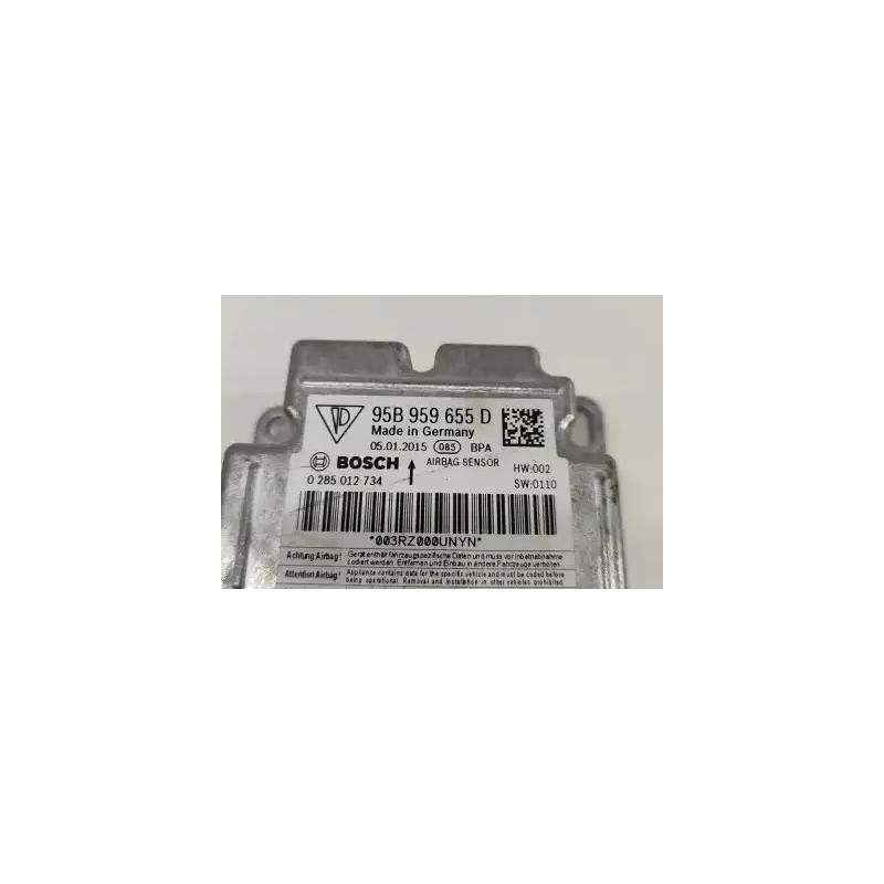 Réparation calculateur airbag Porsche Macan - 95b 959 655 d 95b959655d Bosch 0 285 012 734 0285012734
