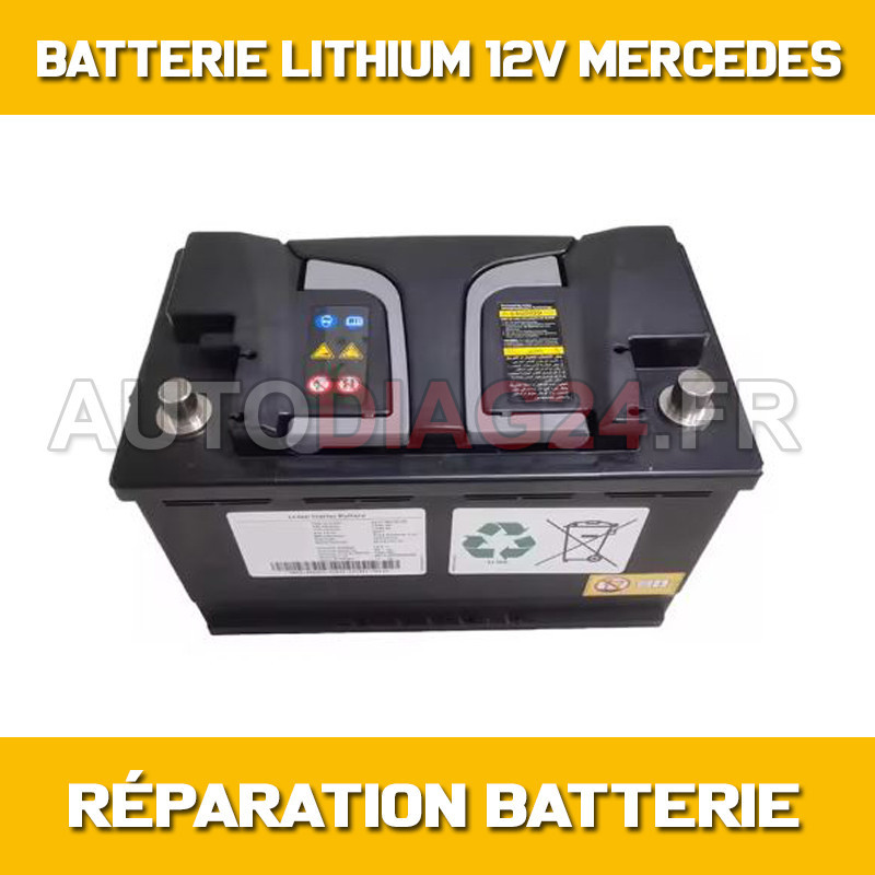Réparation Batterie Démarrage Li-ion 12V Mercedes C63 AMG Hybride
