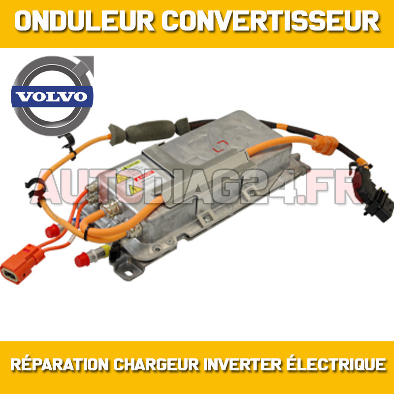 Réparation Chargeur de batterie embarqué (OBC) PHEV  Hybride Volvo V60 30659929 Eltek Valere 10036588 Défaut erreur P0D6749