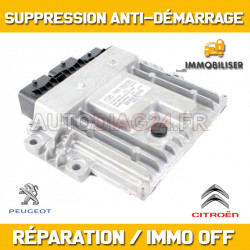 suppression anti-démarrage immo off DELPHI DCM3.5 PEUGEOT CITROEN