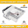 suppression anti-démarrage immo off DELPHI DCM3.5 PEUGEOT CITROEN