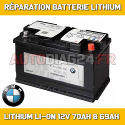 Réparation Batterie Démarrage Lithium Li-on 12V 70AH 69AH BMW 61 21 7 854 563 61217854563