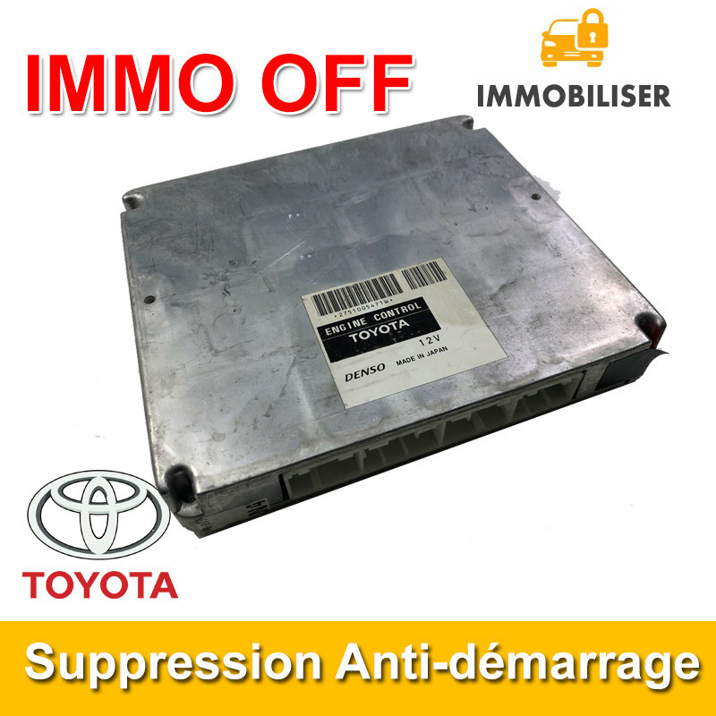 suppression anti-démarrage immo off Toyota Calculateur DENSO 89661-28850