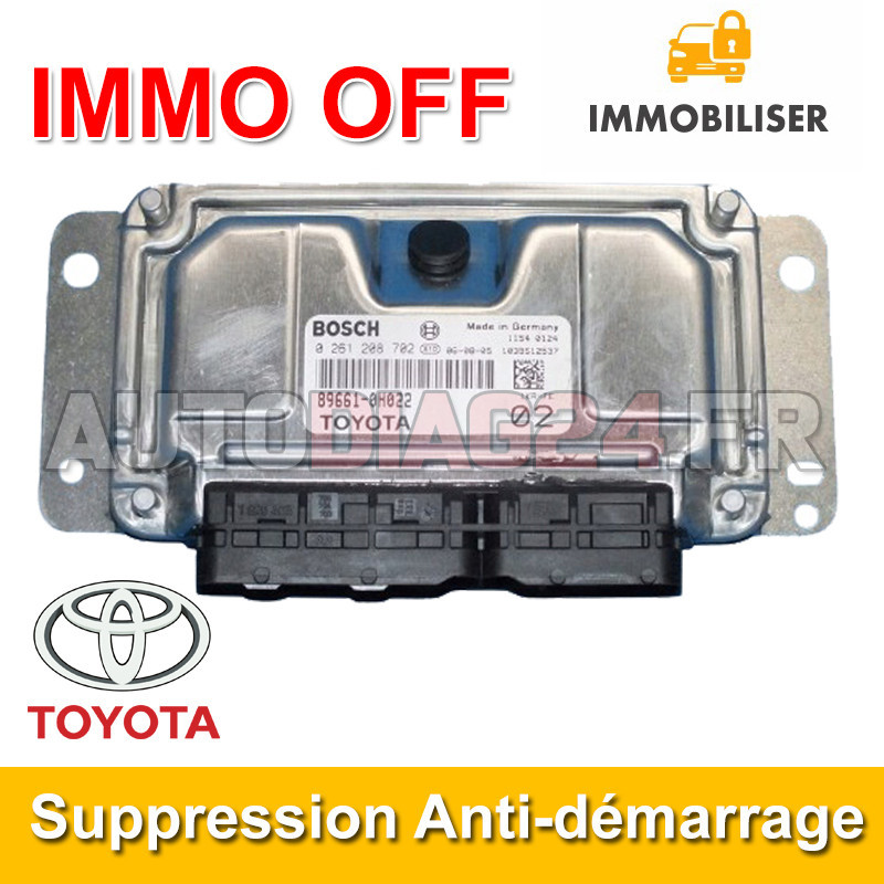 suppression anti démarrage Toyota Aygo immo off 89661-0H023 Bosch 0 261 208 702