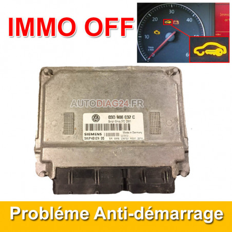 Suppression anti-demarrage immo off SIEMENS SIMOS PPD1.1 03G 906 018 03G906018 AUDI VW SEAT SKODA