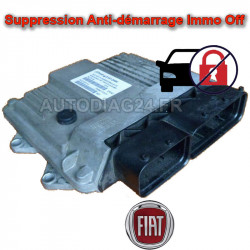 SUPPRESSION ANT-DEMARRAGE IMMO OFF CALCULATEUR FIAT MAGNETI MARELLI MJD 8F2.XX