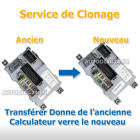 Clonage Body BSI BCM Delphi Fiat 500 - Service de programmation