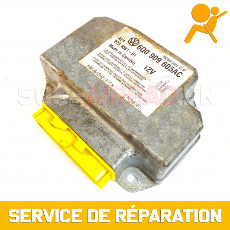 6Q0909605AC 6Q0 909 605AC ERREUR 00003 NEW BEETLE RÉPARATION BOITIER AIRBAG
