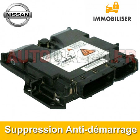 Suppression Anti-Démarrage IMMO OFF Nissan Navara D40  Calculateur moteur DENSO Réf 23710 EB310 MB275800-3602 5800-360