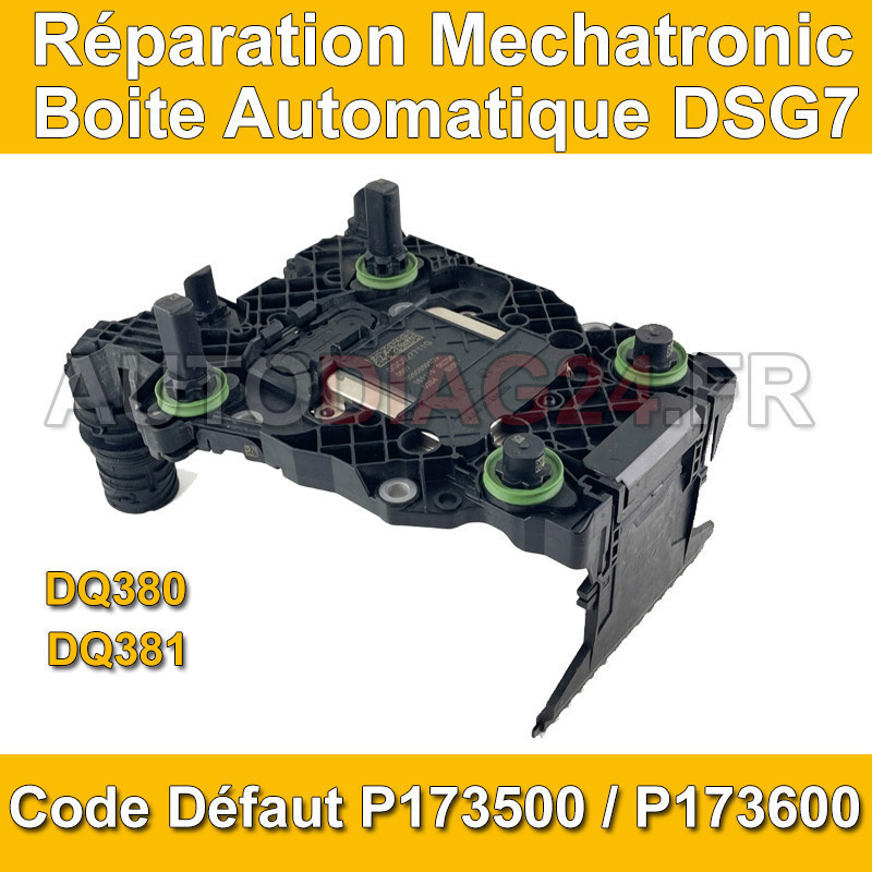 Réparation Mechatronics P1735 P1736 DSG7 DQ500