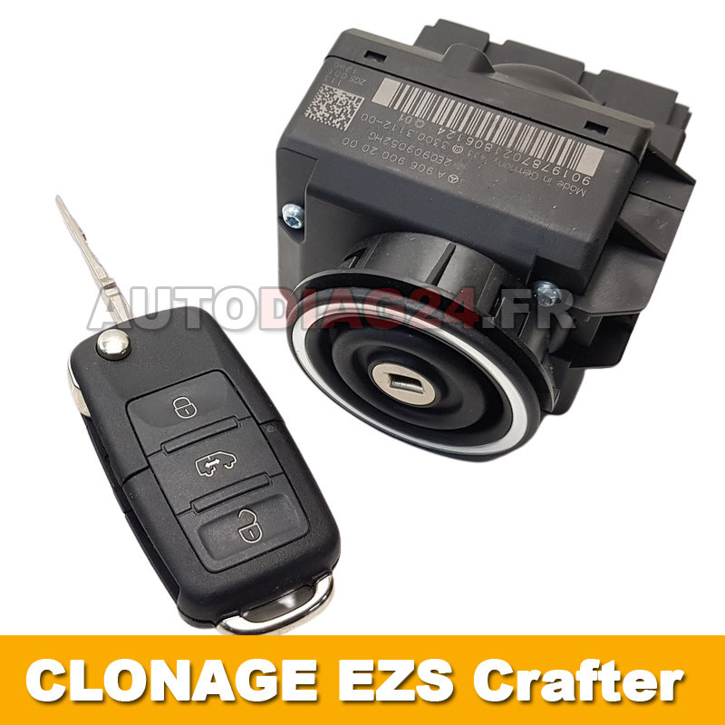 Clonage EZS VW Crafter Transfert de Données Complet et Sécurisé