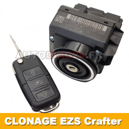 Clonage EZS VW Crafter Transfert de Données Complet et Sécurisé