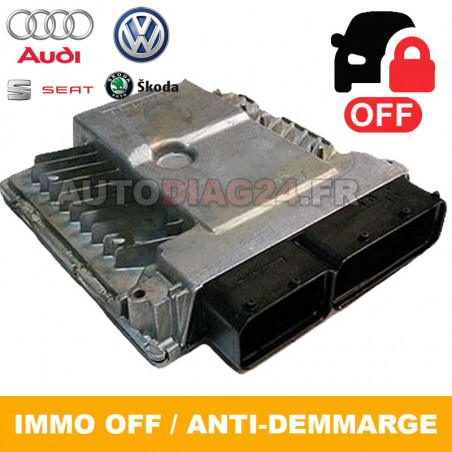 Suppression anti-demarrage immo off SIEMENS SIMOS PPD1.1 PPD1.2 PPD1.3 PPD1.5 03G 906 018 03G906018 AUDI VW SEAT SKODA