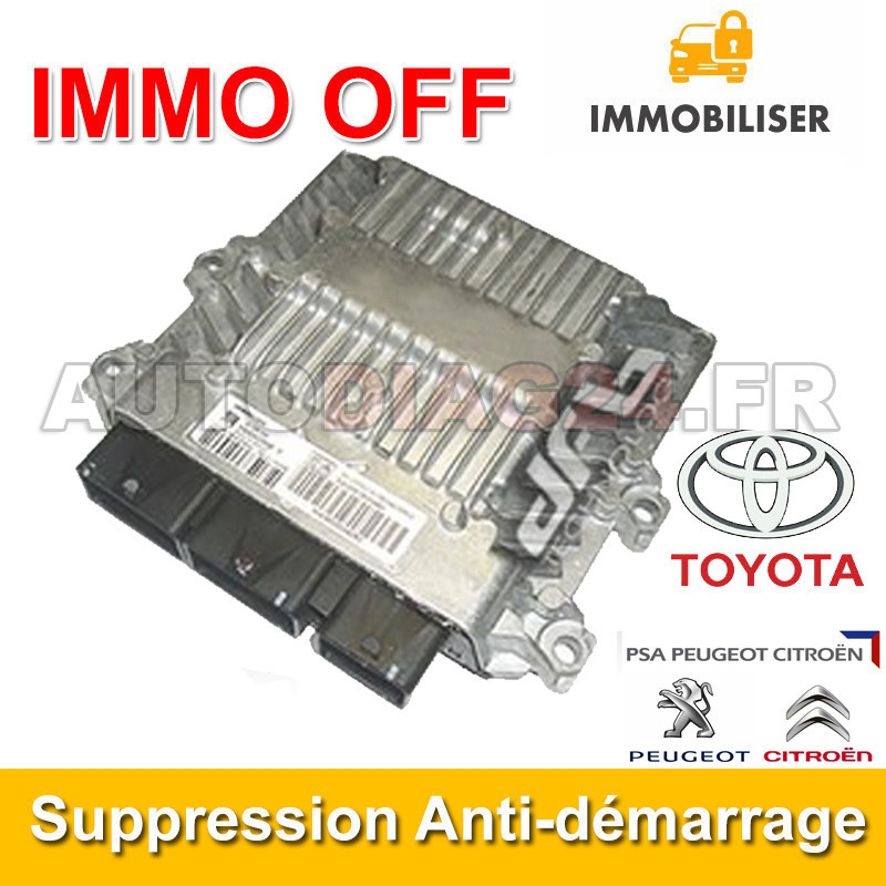 suppression anti-démarrage immo off Toyota AYGO Calculateur Siemens SID805