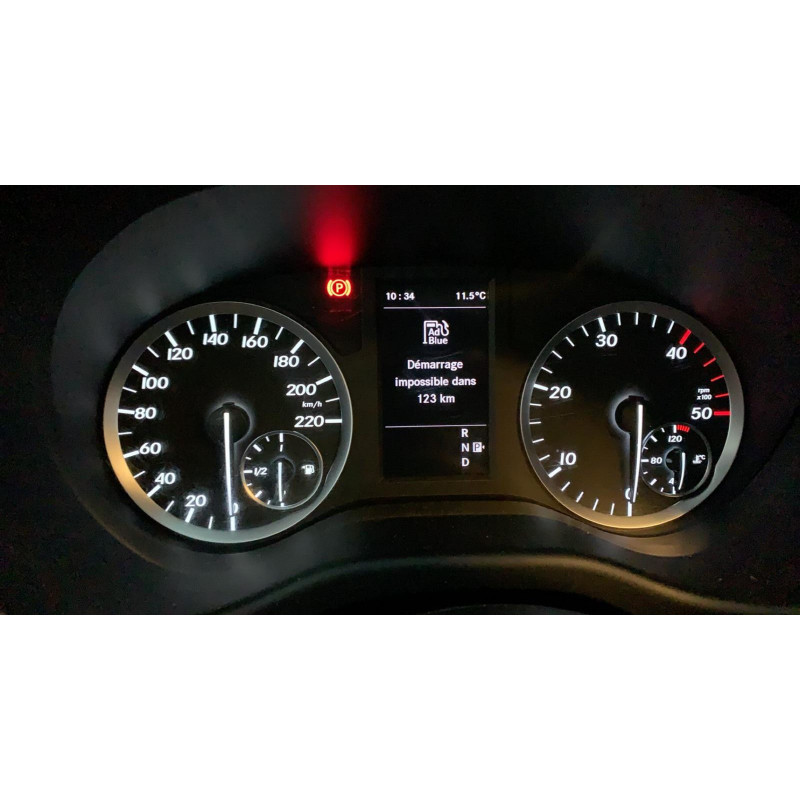 Suppression AdBlue Mercedes Class V Vito W447 OM654 calculateur Bloquer