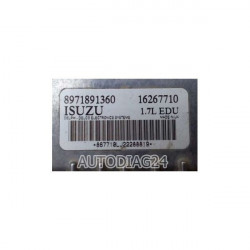 Calculateur de Pompe HP ISUZU Opel Astra-G 1.7 TDI Y17DTL 8971891360 16267710 DELPHI DELCO ELECTRONICS SYSTEMS