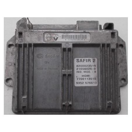 RENAULT TWINGO 1.2, SAFIR 2, 8200023519, 21656026-0, 216560260, HOM7700113510, 9352 576613, 9352576613